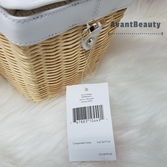 kate spade Bags Kate Spade Picnic In The Park Basket Strawberry White Crossbody Strap